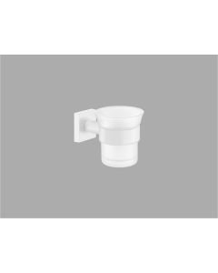 Sanco Iconic Glass Holder Λευκό ματ 26701-Μ101
