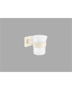 Sanco Iconic Glass Holder Μπεζ ματ 26701-Μ102