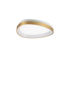 Φωτιστικό Οροφής GEMINI PL D042 ON-OFF Ορείχαλκος 3000K Ideal Lux 328034