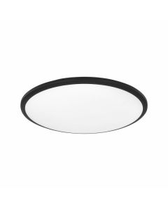 ΠΛΑΦΟΝΙΕΡΑ ΟΡΟΦΗΣ LED 24W 4000Κ ΜΑΥΡΗ ΣΤΡΟΓΓΥΛΗ ΣΤΕΓΑΝΗ Spotlight 3320