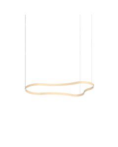 Κρεμαστό Φωτιστικό WAVES-3 SP Χρυσό Ideal Lux 345284