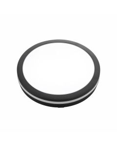 ΠΛΑΦΟΝΙΕΡΑ ΟΡΟΦΗΣ LED 24W CCT ΜΑΥΡΗ ΣΤΡΟΓΓΥΛΗ ΣΤΕΓΑΝΗ Spotlight 4026