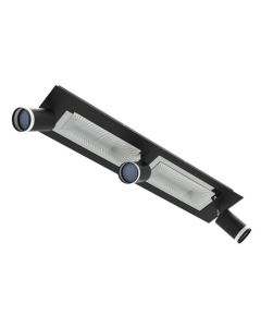 ΠΛΑΦΟΝΙΕΡΑ 13W 3000K+GU10 ΜΑΥΡΟ Spotlight 6995