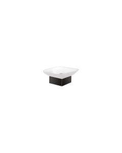 Sanco Bathroom Set Επικαθήμενη Σαπουνοθήκη Μαύρο ματ 90255-Μ116