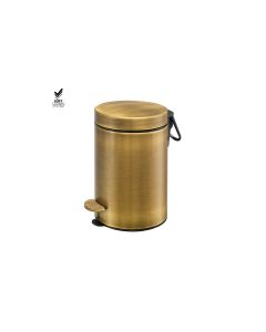 Sanco Waste Bins Χαρτοδοχείο 3 lt Soft Close (AISI 304) Μπρονζέ ματ 90603-Μ25