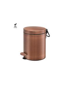 Sanco Waste Bins Χαρτοδοχείο 5 lt Soft Close (AISI 304) Χάλκινο ματ 90605-Μ26