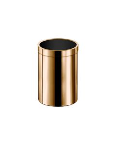 Sanco Open Bins Χαρτοδοχείο 12lt PVD θερμό μπρονζέ γυαλιστερό 90664-PVD-01PL
