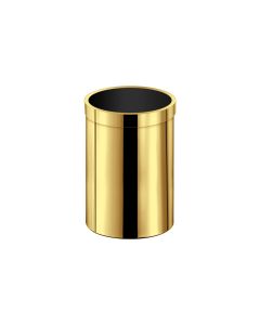 Sanco Open Bins Χαρτοδοχείο 12lt PVD χρυσό ορείχαλκο γυαλιστερό 90664-PVD-02PL