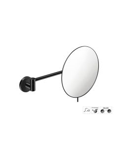 Sanco Cosmetic mirrors Μεγεθυντικός καθρέπτης x3 Μαύρο ματ MR-705-Μ116