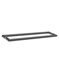 Sanco Glass Door Accessories Διπλή Λαβή / Πετσετοθήκη Σκούρο γραφίτη SET-GL0715-122