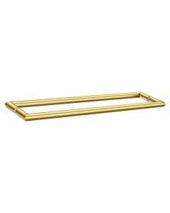 Sanco Glass Door Accessories Διπλή Λαβή / Πετσετοθήκη PVD χρυσό ορείχαλκο βουρτσιστό SET-GL0715-PVD-02BR