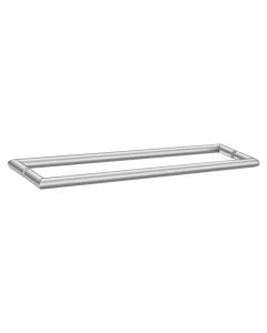 Sanco Glass Door Accessories Διπλή Λαβή / Πετσετοθήκη PVD νίκελ ατσάλι SET-GL0715-PVD-11BR