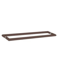 Sanco Glass Door Accessories Διπλή Λαβή / Πετσετοθήκη Wenge ανάγλυφο SET-GL0715-Α75