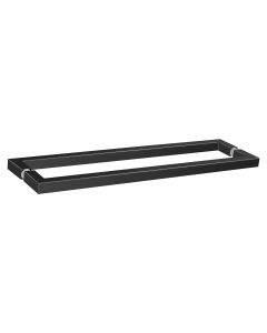 Sanco Glass Door Accessories Διπλή Λαβή / Πετσετοθήκη Μαύρο ματ SET-GL0723-Μ116