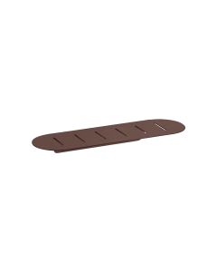 Sanco Shower Shelves Σπογγοθήκη (AISI 304) Wenge ανάγλυφο SH-0301-Α75