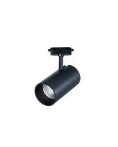  Σποτ Led 10W 850lm Μονοφασικής Ράγας Μαύρο InLight T1-05400-Black