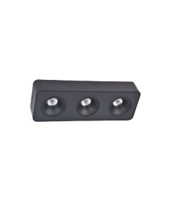 Downlight Mounted σποτ 3*8W 3CCT σε μαύρη απόχρωση X00280B