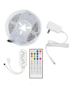 ΤΑΙΝΙΑ LED PIXEL KIT RGB 5 ΜΕΤΡΩΝ 12V + DRIVER + Wifi CONTROLLER ΜΕ ΜΟΥΣΙΚΗ IP20 Eurolamp 145-70045