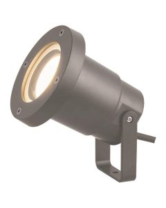 ΣΠOT ΚΗΠΟΥ ΠΛΑΣΤΙΚΟ1xGU10 Max5W Φ95X100mm IP65  ΓΚΡΙ ARTE ILLUMINA Eurolamp 145-82025