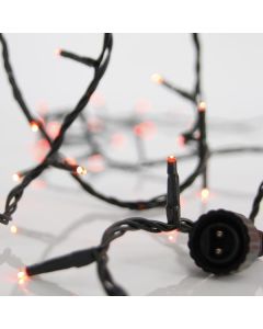 ΣΕΙΡΑ, 100 LED 3mm, 31V ΜΕΤΑΣΧΗΜΑΤΙΣΤΗ, 4 ΕΠΕΚΤΑΣΕΙΣ ΕΩΣ 3 ΣΕΤ, ΠΡΑΣΙΝΟ PVC ΚΑΛΩΔΙΟ, ΚΟΚΚΙΝΟ LED ΑΝΑ 5cm, ΠΡΟΕΚΤΑΣΗ ΠΑΡΟΧΗΣ 3m, ΙΡ44 Eurolamp 600-11333