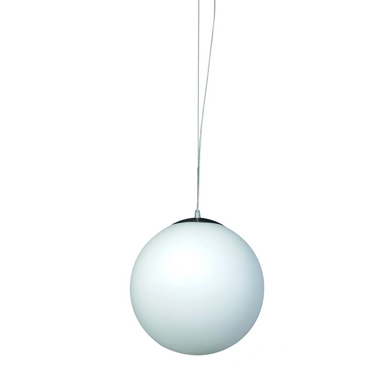 InLight Κρεμαστό Φωτιστικό Οροφής Λευκή Οπαλίνα 25cm – Ντουί E27 4253-D