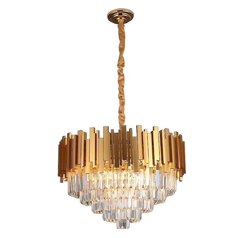 SE21-14-11 IMPERIAL CASCADE GOLD Φ60*42-120cm  E14*11   2 YEARS WARRANTY HOMELIGHTING 77-51205