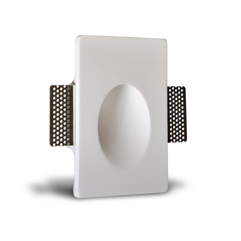 Σποτ Γύψινο Χωνευτό Γυψοσανίδας 18x12x5,5cm Led 1w Sun Light MW-9431
