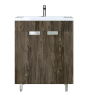 Έπιπλο Μπάνιου 55 εκ. με Νιπτήρα Χρώμα Pine Dark Sanitec Lido 55