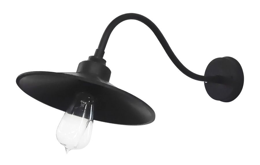 Απλίκα επιτοίχια  AS-150AP BLACK Heronia 31-0595