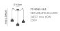 SE21-BR-10-BL3-MS1 MAGNUM BRONZE Black Metal Shade Pendant+ HOMELIGHTING 77-8762