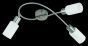 Σποτ Τριπλό 3xE14 L45cm Nickel Matt Trio Lighting Mars R80013907