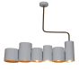 HL-3567-6P BRODY WHITE & OLD BRONZE PENDANT HOMELIGHTING 77-3988