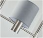SE21-NM-120-SH1 ADEPT NICKEL MATT PENDANT GREY SHADE+ HOMELIGHTING 77-8291