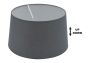 SPC 35 PT Ε14-Ε27 (d35-30-H20) ΚΑΠΕΛΟ ΓΚΡΙ ΣΚΟΥΡΟ ΥΦΑΣΜΑ UP- DOWN ARlight 0284147