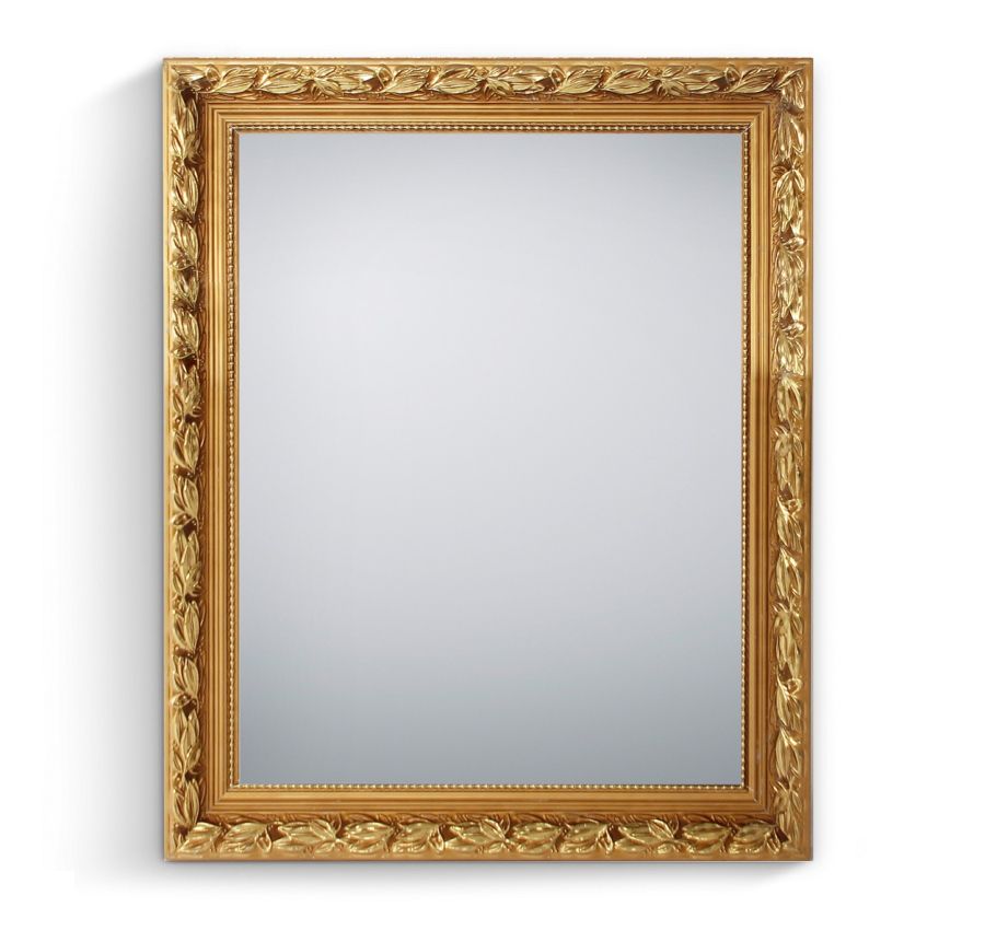 Καθρέπτης Επιτοίχιος Π55xY70 εκ. Gold Wood Πλαίσιο Mirrors & More Sonja 1070179