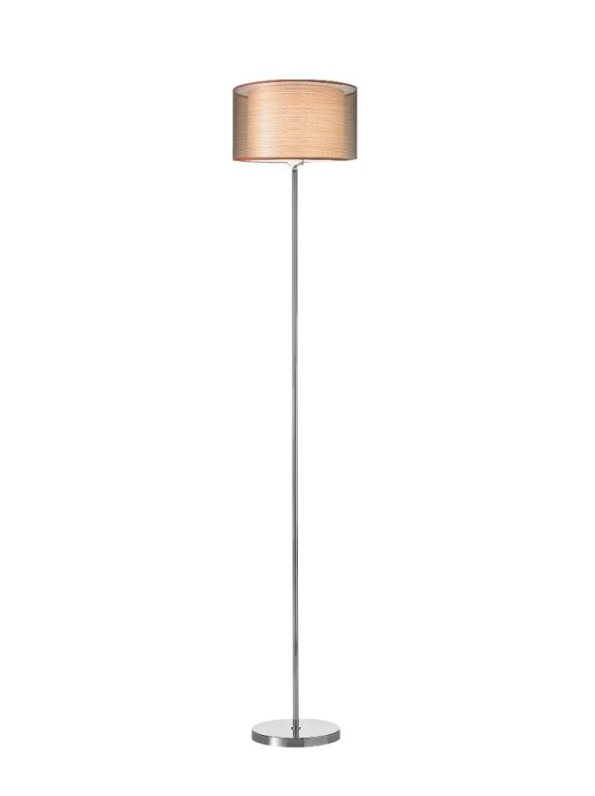 Επιδαπέδιο Φωτιστικό με Αμπαζούρ Μπρονζέ Ø25*184cm Perenz Sirco 5978