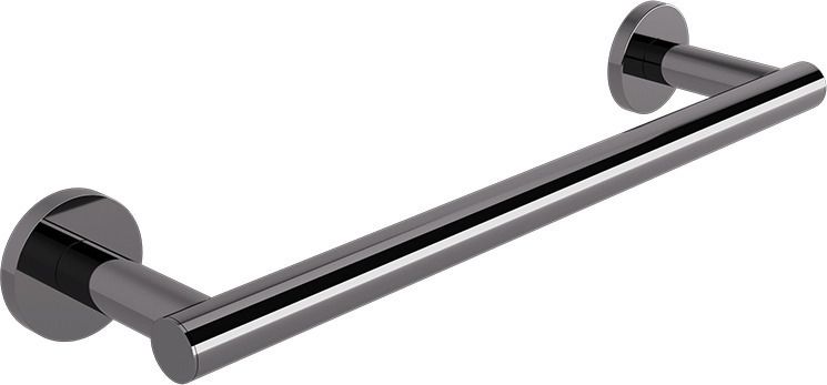 Κρίκος-Μπάρα Πετσέτας Μπάνιου W290 x D75 x H44 mm Gun Metal Gloss Verdi Omicron 3022350