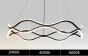 SE LED 60 ABER PENDANT BLACK 62W  3CCT 60x100cm IP20 220V 2 YEARS WARRANTY A3 HOMELIGHTING 77-50645
