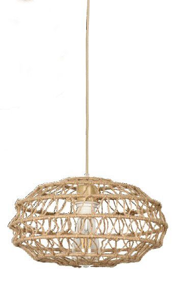 InLight Κρεμαστό Φωτιστικό από σχοινί 1xE27 D:35cm 4041-C