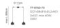 SE21-BR-10-BL2-SH2 MAGNUM BRONZE Grey Shade Pendant+ HOMELIGHTING 77-8735