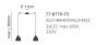 SE21-BR-10-BL2-MS2 MAGNUM BRONZE Black Metal Shade Pendant+ HOMELIGHTING 77-8770