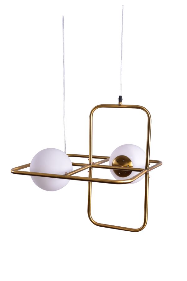 SE 133-2PS ATHEN PENDANT LAMP BRUSHED BRASS 1A4 HOMELIGHTING 77-3592