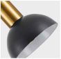 SE21-GM-52-MS3 ADEPT WALL LAMP Gold Matt Wall lamp with Switcher and Black Metal Shade+ HOMELIGHTING 77-8368