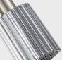 SE21-NM-4-GL1-NM2 ADEPT TUBE Nickel Matt Pendant Smoked Glass+ HOMELIGHTING 77-8395