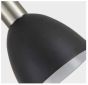 SE21-NM-4-NM2-MS3 ADEPT TUBE Nickel Matt Pendant Black Metal Shade+ HOMELIGHTING 77-8466