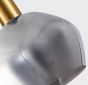 SE21-GM-4-5BL-GL2  ADEPT TUBE Gold Matt Pendant Smoked Glass+ HOMELIGHTING 77-8586