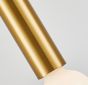 SE21-GM-4-MS50 ADEPT TUBE Gold Matt Pendant Black Metal Shade+ HOMELIGHTING 77-8592