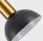 SE21-GM-4-MS3 ADEPT TUBE Gold Matt Pendant Black Metal Shade+ HOMELIGHTING 77-8645