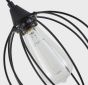 SE21-BL-B10-3BL-GR12 ADEPT FLEX Black Metal Grid Pendant+ HOMELIGHTING 77-8950