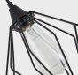 SE21-BL-B10-4BL-GR12 ADEPT FLEX Black Metal Grid Pendant+ HOMELIGHTING 77-8952